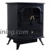 Giantex Free Standing Electric 1500W Fireplace Heater Fire Flame Stove Wood Adjustable - B01CA5UQ0Q